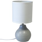 Lampe en céramique 25 cm - Gris