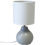 Lampe en cramique 25 cm - Gris