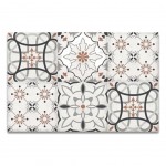 Dessous de plat en verre dco carreaux de cramique