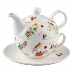 Noël - Théière Tea for One en porcelaine fine