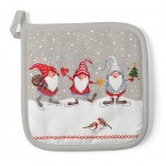Manique de cuisine Lutins patineurs Manique de cuisine Lutins patineurs