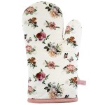 Gant de cuisine Charlotte fleurs oiseaux et papillons Gant de cuisine Charlotte fleurs oiseaux et papillons
