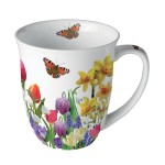 Tasse en porcelaine fine sensation de printemps 11 cm Tasse en porcelaine fine sensation de printemps 11 cm