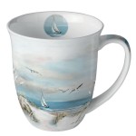 Mug balade marine en porcelaine fine 400 ml
