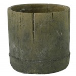 Cache Pot de Fleurs Bambou en résine 19 cm Cache Pot de Fleurs Bambou en résine 19 cm