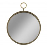 Miroir rond doré 45.5 cm Miroir rond doré 45.5 cm