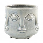 Cache Pot de Fleurs Visage 14 cm Cache Pot de Fleurs Visage 14 cm