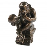 Figurine reproduction Le Singe savant de Rheinhold 13 cm