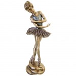 Statuette Danseuse aspect bronze 26 cm
