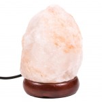 Mini lampe de sel de l’Himalaya avec lampe LED orange Mini lampe de sel de l’Himalaya avec lampe LED orange