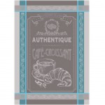 Torchon de cuisine rectangulaire en coton Café Croissant Torchon de cuisine rectangulaire en coton Café Croissant