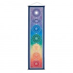 Étendard à suspendre Chakras 30 x 120 cm Étendard à suspendre Chakras 30 x 120 cm