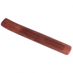 Porte bton d'encens en bois motif Fleur de Vie