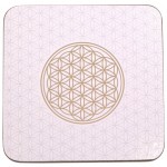 Set de 6 sous-verres carrés - Fleur de Vie Set de 6 sous-verres carrés - Fleur de Vie