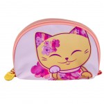 Pochette cosmtique Mani The Lucky Cat - Rose clair
