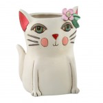 Petit Cache Pot de Fleurs Allen Designs - Chat Petit Cache Pot de Fleurs Allen Designs - Chat
