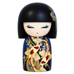 Figurine japonaise Rikiyo D�termination en r�sine 10,5 cm