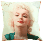Coussin Marilyn Monroe dos velours