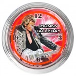 Horloge ronde non Rouge Johnny Hallyday