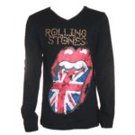 Tee Shirt Manches longues Rolling Stones noir