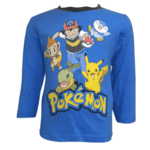 T-shirt manches longues Pokemon bleu