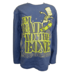 T-shirt manches longues Simpsons bleu
