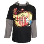 T-shirt � capuche Simpsons Noir