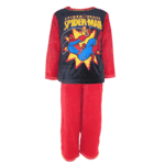 Pyjama velours Spiderman rouge et bracelet offert