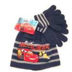 Set Bonnet et Gants Cars marine
