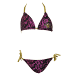 Maillot de bain 2 pi�ces Hannah Montana noir or