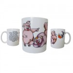 Tasse en cramique Kontakati Les trois petits cochons Cbkreation