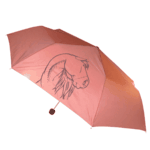 Parapluie rétractable adulte rose Nici