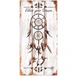 Grand cadre en bois Collection Apache - Follow Your Dream Grand cadre en bois Collection Apache - Follow Your Dream
