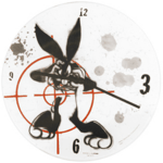 Horloge Murale Verre Bugs Bunny
