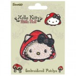 Hello Kitty Petit Chaperon rouge Patch à thermocoller ou coudre