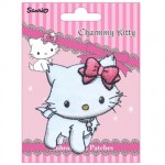 Patch thermocollant brod� Charmmy Kitty noeud rose