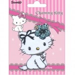 Patch thermocollant brod� Charmmy Kitty fleur bleue