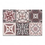 Dessous de plat verre tremp - motifs carreaux de cramique
