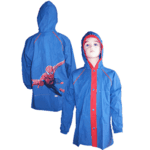 Coupe vent Spiderman bleu