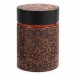 Bo�te � th� mandala anthracite orange 500 g