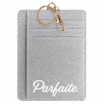 Porte-cartes porte-cl�s parfaite en polyester paillet�