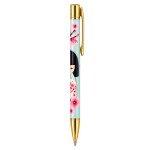 Stylo bille Kimmidoll Sakura r�tractable encre noire 14 cm