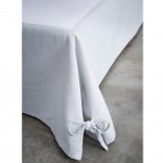 Cache sommier coton 140 x 190 cm - Zinc Cache sommier coton 140 x 190 cm - Zinc