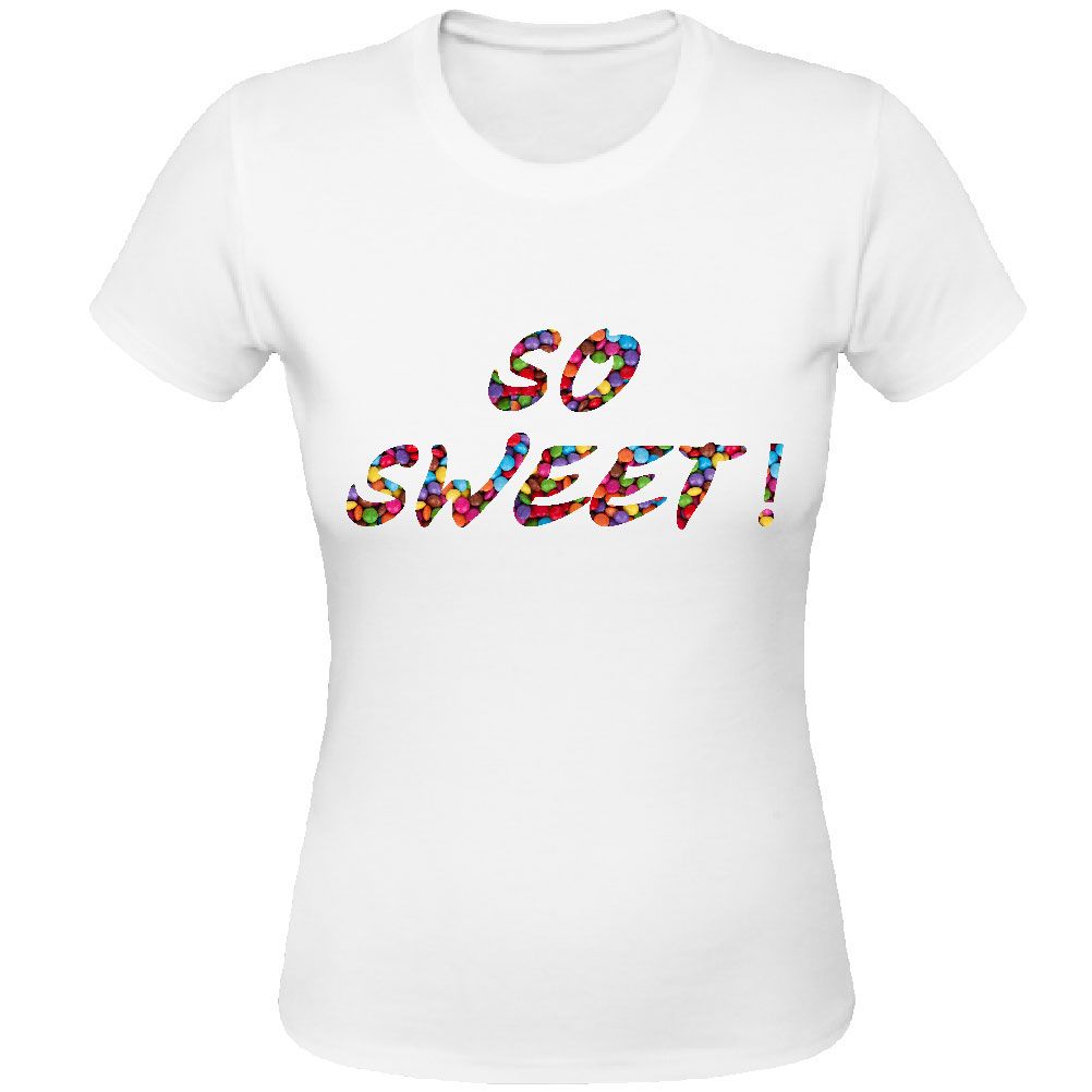 Tee shirt blanc femme So Sweet