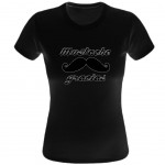 Tee shirt femme moustache