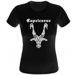 Tee shirt noir femme Zodiaque