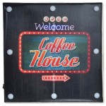 Panneau LED Open Welcome