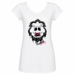 Tee-Shirt Femme Dark Cutie Dude - Taille L - Blanc