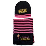 Set bonnet charpe High School Musical Noir 51 cm
