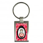 Porte-clés poupée russe rouge Cbkreation